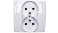 Simon Basic Doppelsteckdose Mit/ohne 16a Ip20 Mit Schienenabdeckung, Wei&szlig;...