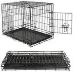 Mucola - Hundetransportbox Falltbar Drahtk&auml;fig Hunde Transportbox Gitterbox