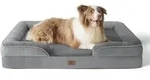 Orthop&auml;disches Hundebett 97x71 Cm F&uuml;r Gro&szlig;e Hunde, Waschbar, Grau