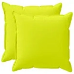 Kissenbezug 2 Stk. Houten Hellgr&uuml;n 55 X 55 Cm Polyester Vidaxl