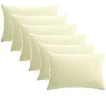 Kissenbezug 6 Pcs Heerlen Creme 50 X 80 Cm Polyester Vidaxl