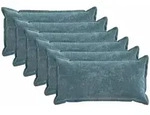 Kissenbezug 6 Stk. Houten Blau 40 X 70 Cm Chenille-stoff Vidaxl