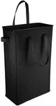 Schmaler W&auml;schekorb Faltbar Mit Griff, 45l, Schwarz