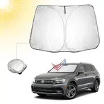 Auto Sonnenschutz Frontscheibe Uv Schutz Faltbar F&uuml;r Vw Tiguan Allspace, Seat