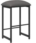 Barhocker Hellgrau 40 X 32 X 74 Cm Holzwerkstoff Vidaxl
