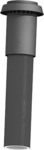 Kermi X-well Dachhaube Nw 160/180, Ged&auml;mmt, Schwarz, Extra Lang - Y2402160003k