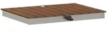 Vidaxl Garden Floor Shower Wpc And Stainless Steel 201 Brown