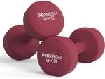 Proiron Neopren Kurzhanteln Set 2er 8kg Damen Gymnastik Yoga Pilates Kinder