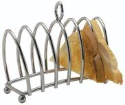 Kc Blue Kitchencraft Toastst&auml;nder De Verchromtes Metall 16 X 15 X 7 Cm Versilbert