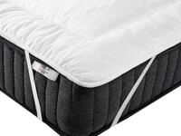 Beliani - Matratzen Topper Wei&szlig; 160 X 200 Cm Mikrofaser Antiallergischer Weich