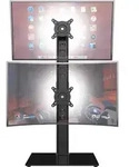 Doppelmonitor St&auml;nder Vertikal Stapelbar 13-34 Zoll Schwenkbar...