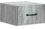 Wandmontierter Nachttisch Sonoma-grau 34,5 X 33 X 20 Cm Vidaxl