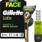 Gillette Labs Gold Systemklingen 5er + Handst&uuml;ck Ersatzklingen