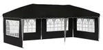 Vidaxl Pop-up Party Tent 575 X 289 X 245 Cm Black