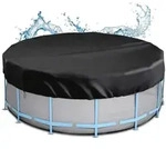Poolabdeckung Rund &Oslash;244 Cm, Solarabdeckplane Wasserdicht, Staubdicht, Uv-schutz, Mit
