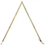 Vidaxl Wedding Arch Light Brown 202 X 95 X 254 Cm Solid Pine Wood