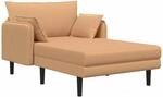 Gro&szlig;e Chaiselongue Beige Boucl&eacute; Vidaxl