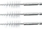 Nylonb&uuml;rste 19 Mm Antrieb Au&szlig;ensechskant 6,3 Mm (1/4') 3-tlg.