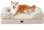 Orthop&auml;disches Hundebett Mit Memory Foam, Waschbar, Wasserdicht, Rutschfest, L