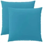 Kissenbezug 2 Pcs Heerlen Himmelblau 65 X 65 Cm Polyester Vidaxl