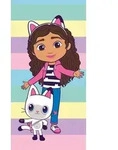 Gabbys Puppenhaus Katzenhaus Gabi Gabbys Puppenhaus Kinderhandtuch Gross 70 X...