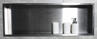 Wandnische Bernstein Bs903010 Edelstahl 90x30x10cm Geb&uuml;rstet