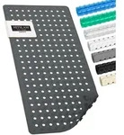 Badewannenmatte Rutschfest 89x40cm, Bpa-frei, Schimmelresistent, Maschinenwaschbar,