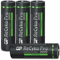 1x4 Gp Recyko Pro Nimh Photo Bat. Aa/mignon 2000mah Pro, Neue Marke Gp Batterien