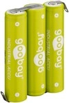 Goobay - 3x Aaa (micro) Akku - 800 Mah, L&ouml;tfahne (z), Lsd-nimh Akku (ready-to-use),