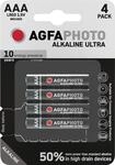 Agfa - Photo Ultra Lr03 Micro (aaa)-batterie Alkali-mangan 1.5 V 4 St.