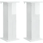 Vidaxl Plant Stand 2 Pcs High Gloss White 30.5 X 30 X 80.5 Cm