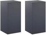 Pflanzenst&auml;nder 2 Pcs Anthrazit 30 X 30 X 60 Cm Vidaxl