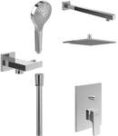 Villeroy & Boch Taro Duschsystem Mit Brausehalter, Handbrause Und...