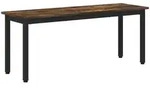 Vidaxl Bench Smoke Oak 110 X 35 X 45 Cm Engineered Wood