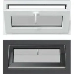 Vidaxl Basement Window Internal Colour White Risor 80 X 40 Cm