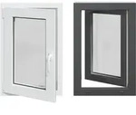 Kellerfenster Innenseite Farbe Wei&szlig; Risor 50 X 75 Cm Vidaxl
