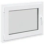 Kellerfenster Innenseite Farbe Wei&szlig; Risor 80 X 70 Cm Vidaxl