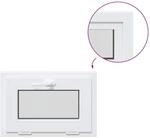 Kellerfenster Innenseite Farbe Wei&szlig; Risor 60 X 45 Cm Vidaxl