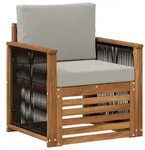 Vidaxl Outdoor Middle Sofa Natural