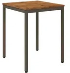 Gartentisch Natur Und Kaffee 60 X 60,5 X 75 Cm Vidaxl