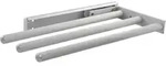 Vasalat - Geschirrtuch-auszug Pluto 3-armig 444 Mm Alu Silber Matt