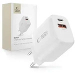 Tech-protect Nca20 Pd 20w Qc3.0 Usb-a / Usb-c Wandladeger&auml;t &ndash; Wei&szlig;