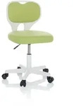 Kinderdrehstuhl / Kinderschreibtischstuhl Kiddy Top W Stoff Gr&uuml;n Hjh Office