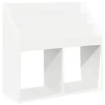 Vidaxl Kids Bookshelf White 72.5 X 29.5 X 69 Cm Engineered Wood