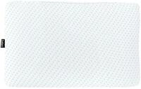 Kopfkissen Memory Foam Wei&szlig; Stoff Rechteckig 55 X 35 Cm H&auml;rtegrad H2 Ortop&auml;disch