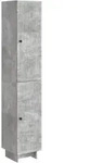 Vidaxl Cabinet Set 2 Pcs Concrete Grey Engineered Wood