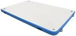 Aufblasbare Schwimmmatte Blau Und Wei&szlig; 300x150x15 Cm Vidaxl