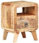 Nachttisch 30x30x41 Cm Raues Mangoholz Vidaxl