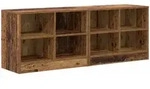 Bettschrank 2 Stk. Altholz 66 X 33 X 48 Cm Holzwerkstoff Vidaxl