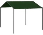 Vidaxl Gazebo 4 X 4 X 2.6 M Taupe Polyester And Steel